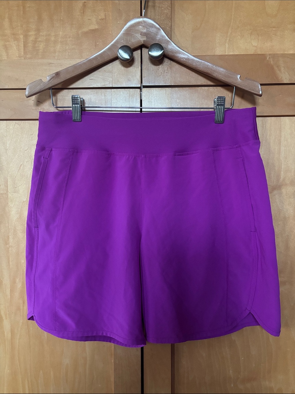 Title Nine Women’s Athletic Shorts - Bright Purple-Size M-